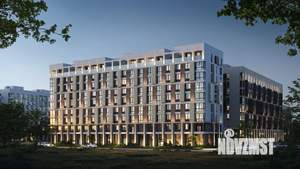 2-к квартира, строящийся дом, 57м2, 7/9 этаж